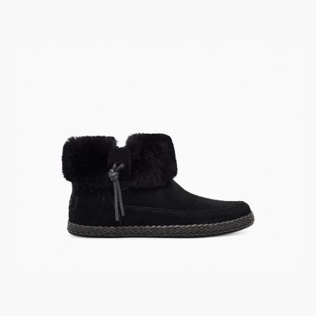 UGG Elowen Black Boots for Women (TKID75629)